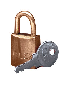 Wylex WPL Brass Padlock and Two Keys