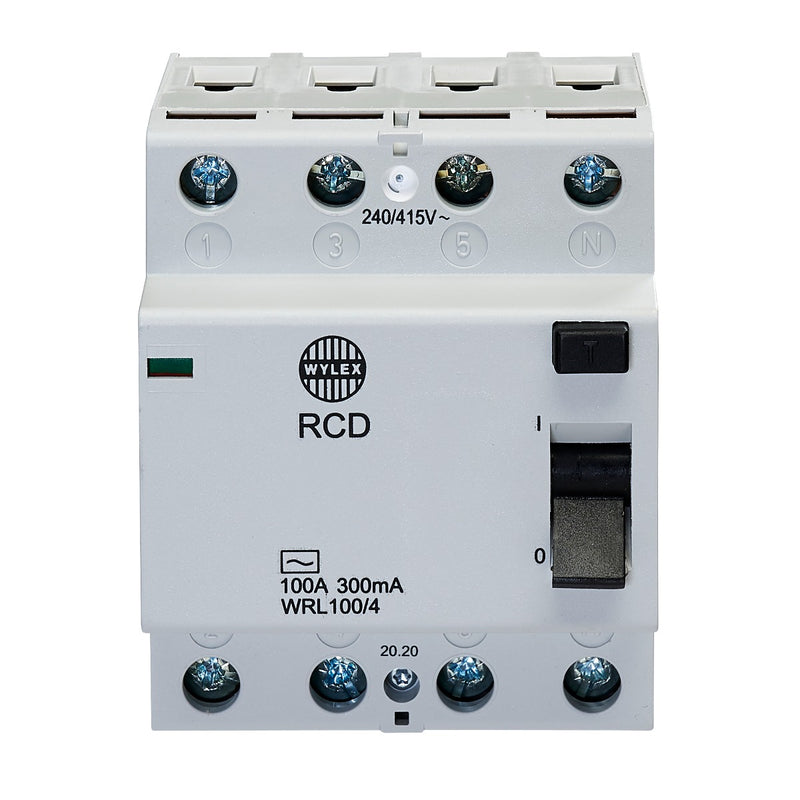 Wylex WRL100-4 100A 300mA Type AC Four-Pole RCD