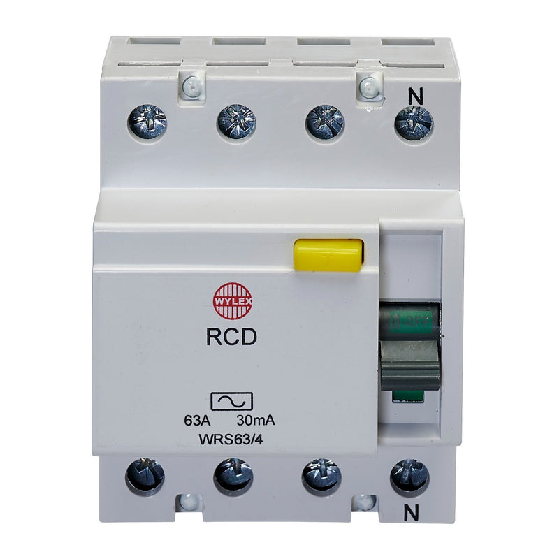 Wylex WRS63-4 Four-Pole Type AC 63A 30mA RCD