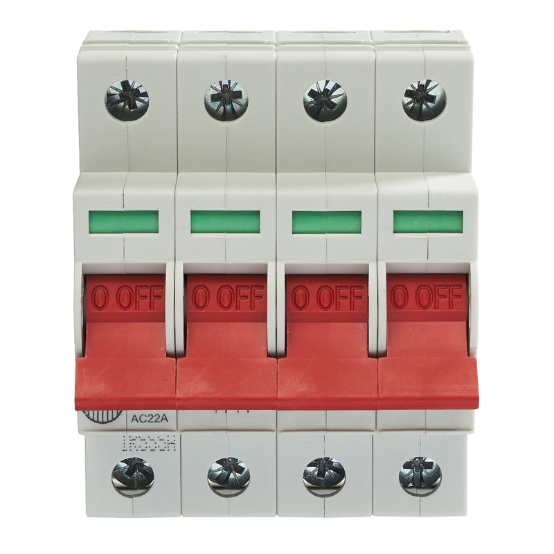 Wylex WS124 125A Four-Pole Switch Disconnector