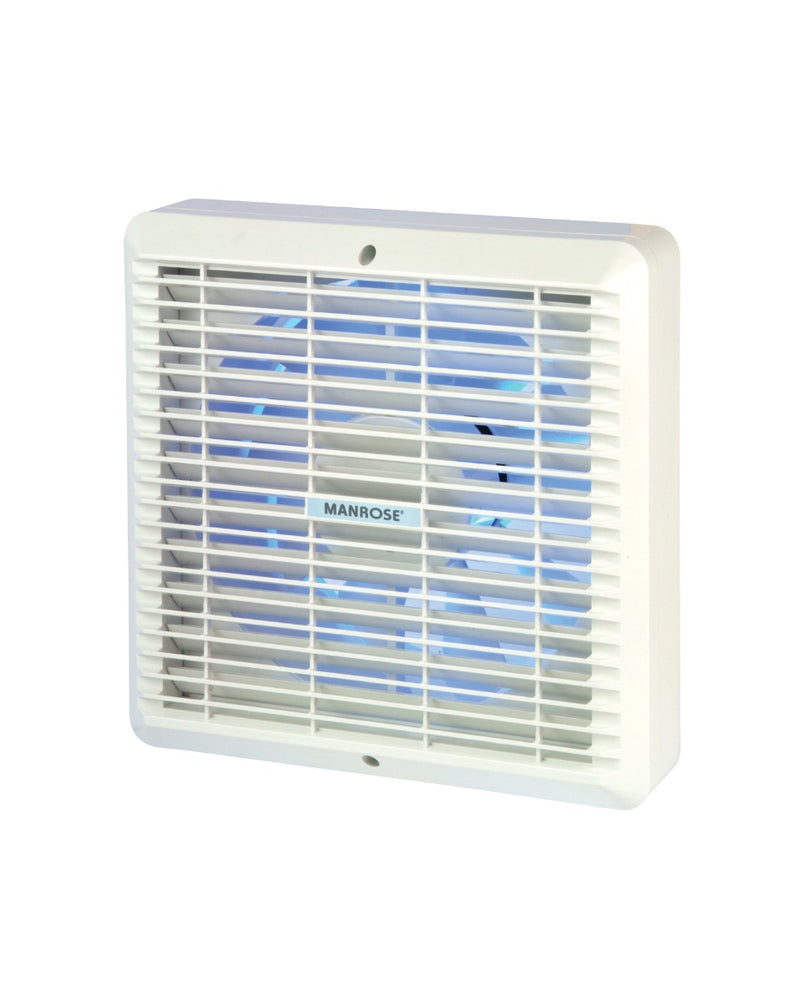 Manrose XFS230MP - 230mm commercial fan - pullcord operated shutters